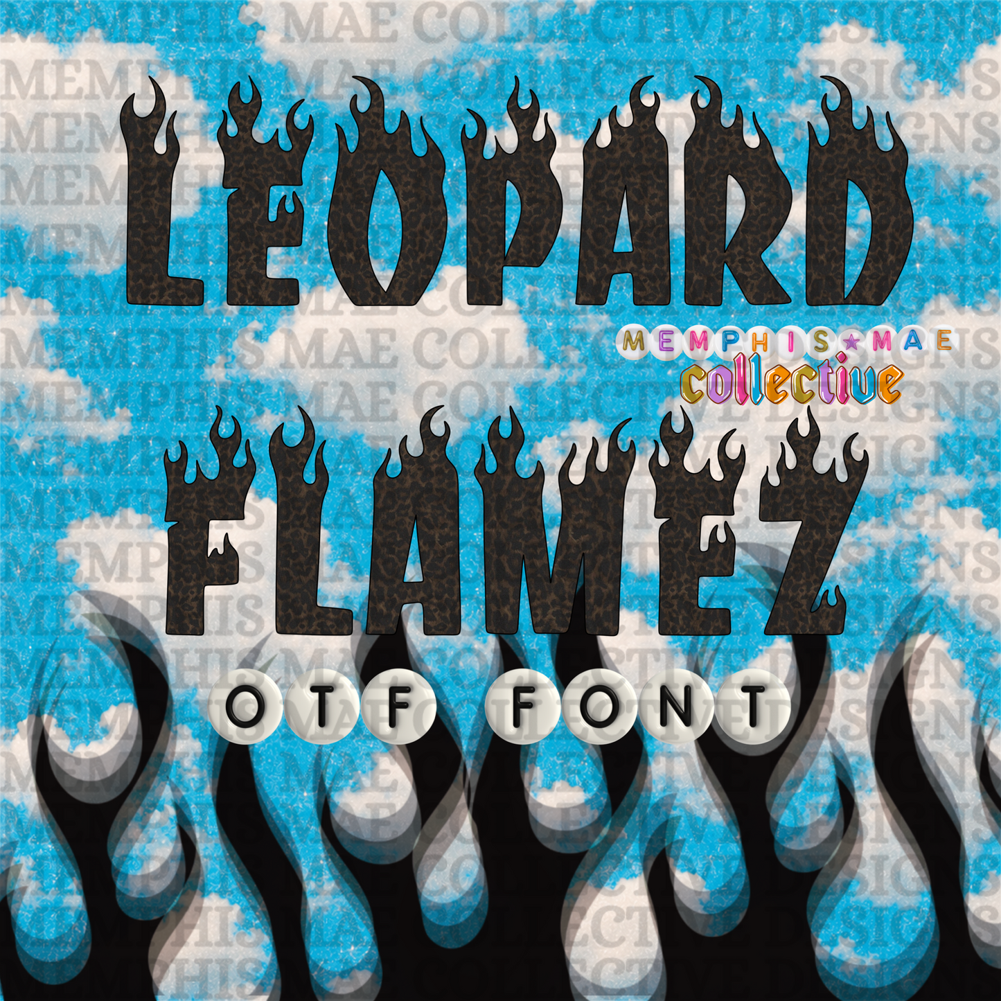 Leopard Flamez - OTF Font