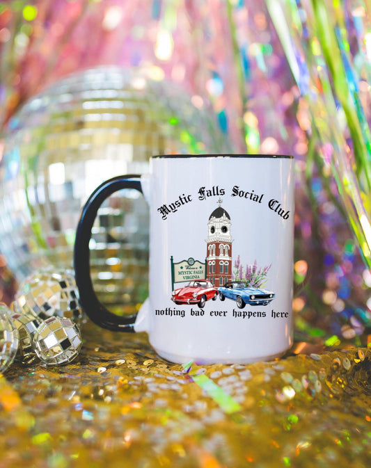 Mystic Falls Social Club Mug - 15 oz