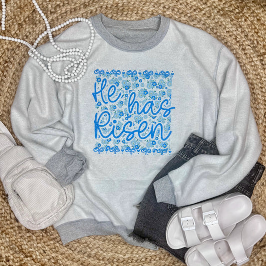 Inside Out He Has Risen Floral Sweatshirt