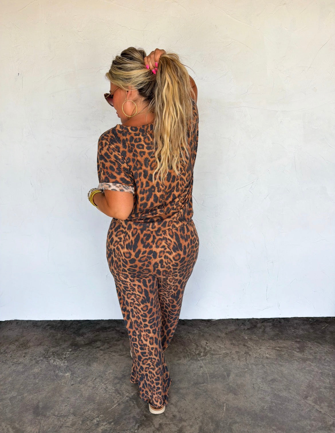 Cheetah Kelsey Pant Set