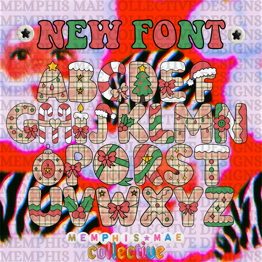 Holly Jolly Christmas - PNG Font