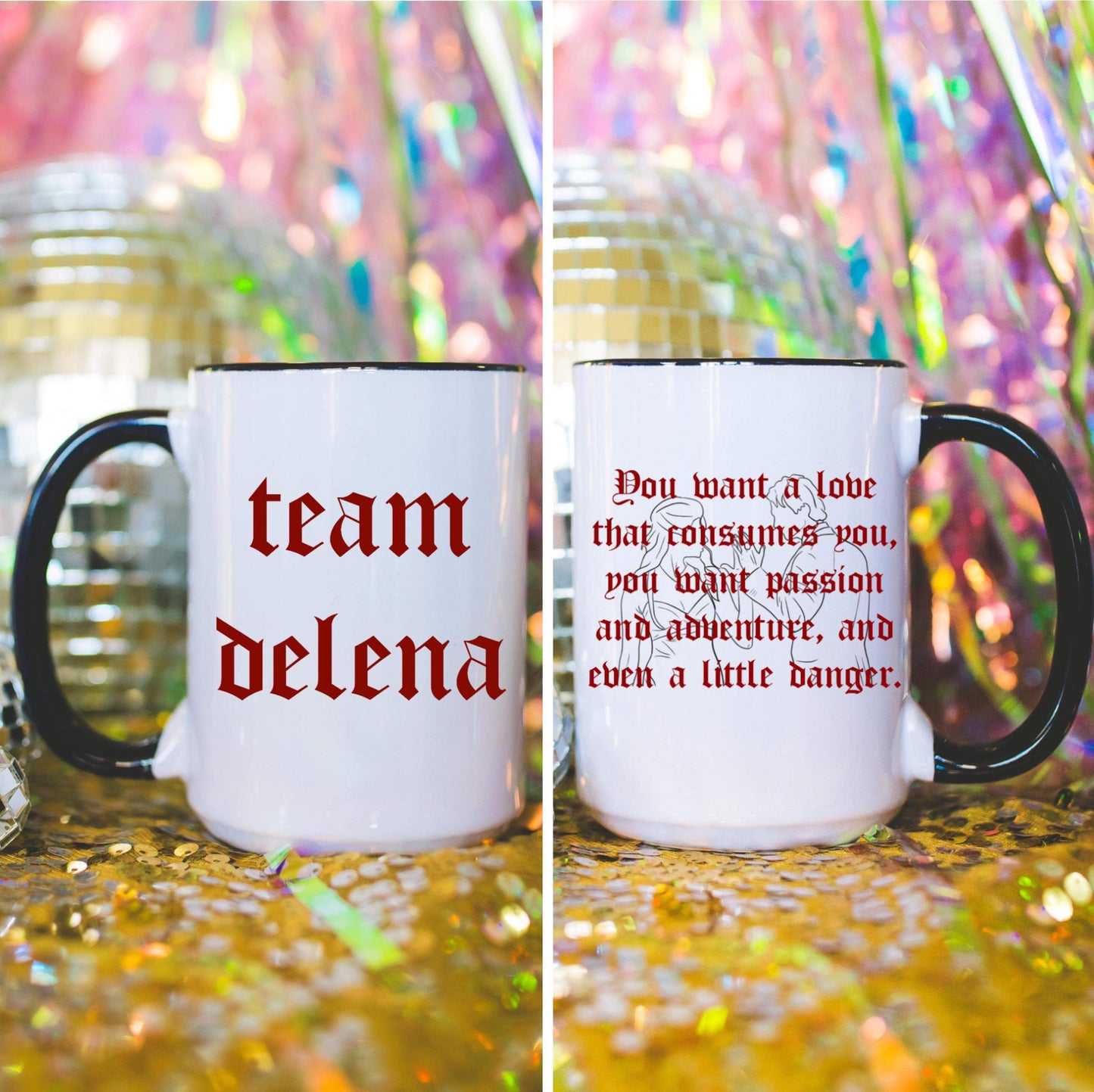 Team Delena Coffee Mug - 15 oz