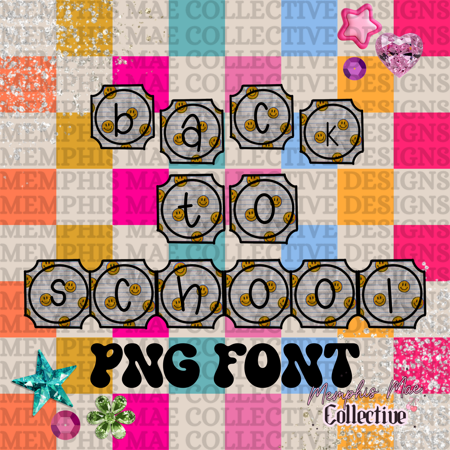 Back to School - PNG Font