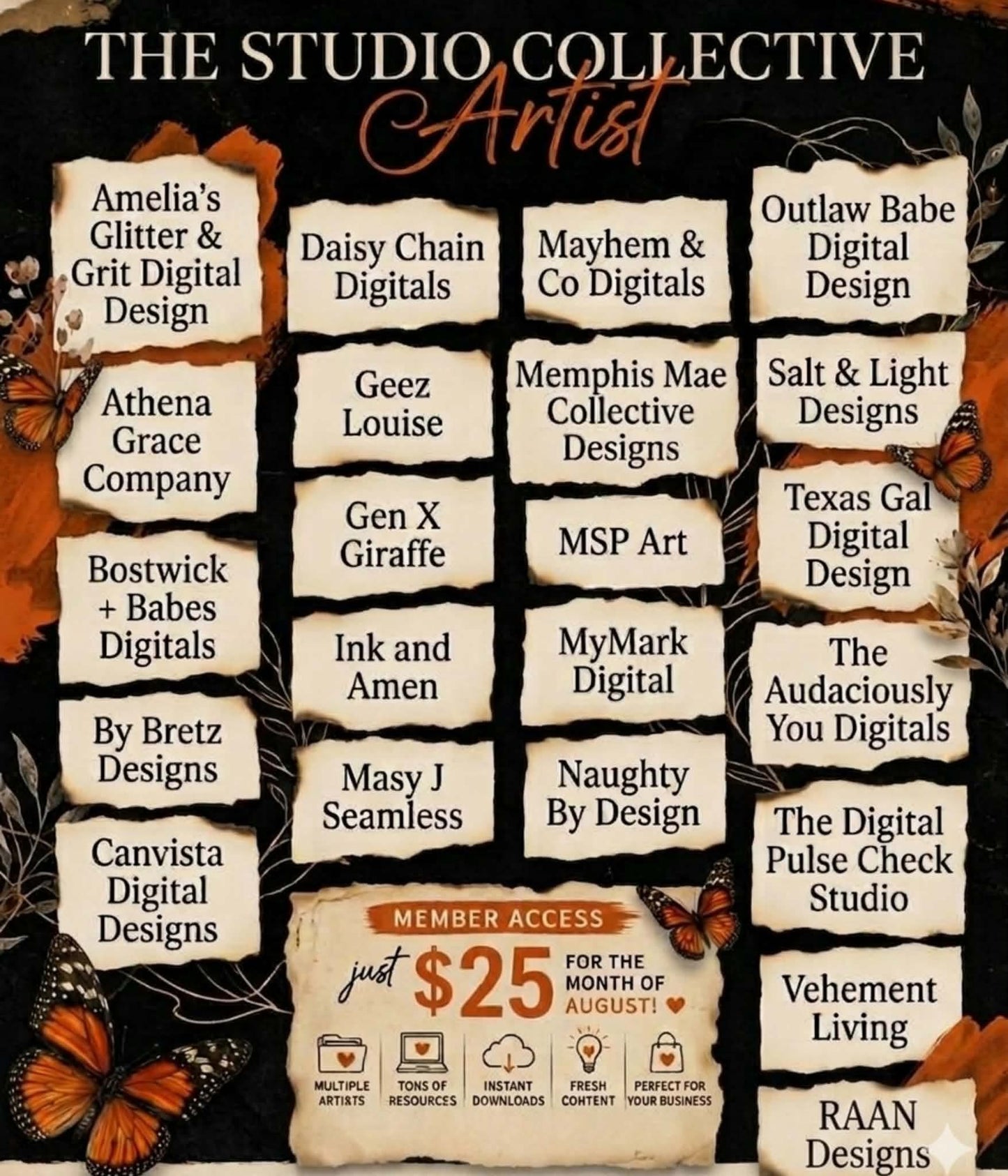 The Studio Collective *PUBLIC ACCESS* — NO CODES
