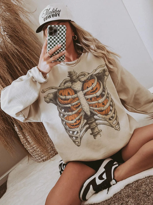 Ribcage Pumpkins