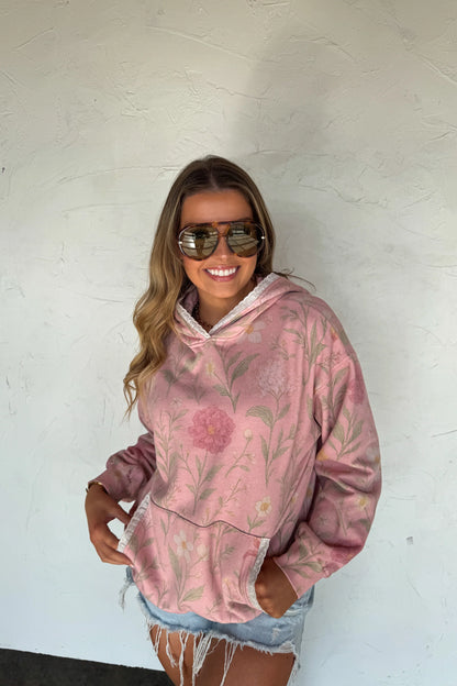 Lila Lace Hoodie Pullover - PREORDER ENDS 2/25